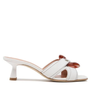 Klapki Alberta Ferretti 23151A6502 8003 Biały