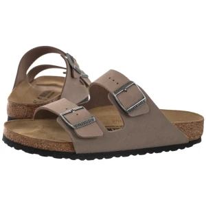 Klapki Arizona BS Nubuk Gray Taupe 1032019 (BK17-c) Birkenstock