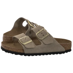 Klapki Arizona BS Suede Shimmering Taupe 1030269 (BK209-d) Birkenstock