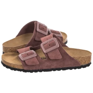 Klapki Arizona Cushion Buckle Pepper Suede 1033103 (BK421-a) Birkenstock
