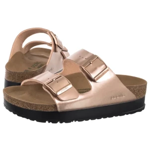 Klapki Arizona Pap Flex Platform Electric Metallic Copper 1031270 (PP22-a) Papillio
