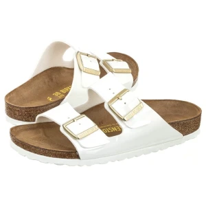 Klapki Arizona Patent White 1005294 (BK52-b) Birkenstock