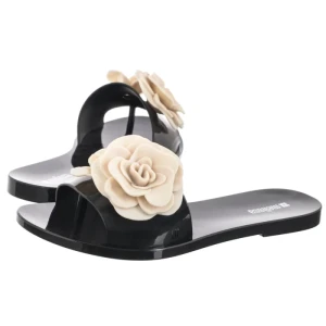 Klapki Babe Petals AD 37817 / BO947 Black / Beige (ML387-a) Melissa