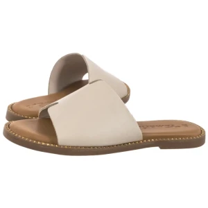 Klapki Beżowe 1-27135-42 418 Ivory (TM484-c) Tamaris