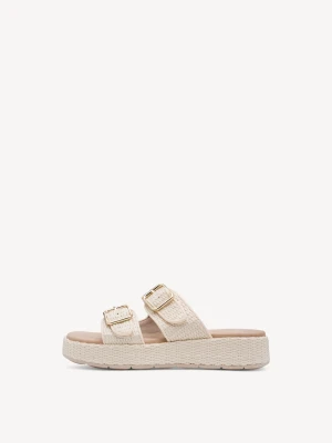 klapki beżowy - TAMARIS