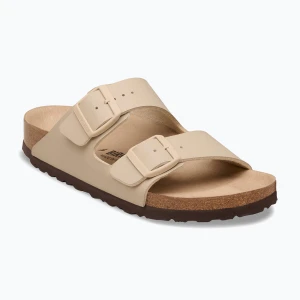Klapki BIRKENSTOCK Arizona Birko-Flor Narrow triples sandcastle Beżowy