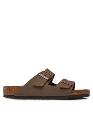 Klapki Birkenstock Arizona Birko-Flor nubuk 151181 Brązowy