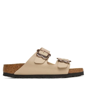 Klapki Birkenstock Arizona Flower Buckle Kids 1030419 D Écru