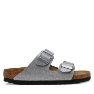 Klapki Birkenstock Arizona Kids 1029468 D Srebrny