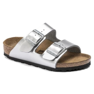 Klapki Birkenstock Arizona Kids Bs 1019147 srebrny