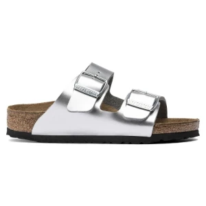 Klapki Birkenstock Arizona Kids Bs 1019147 srebrny