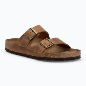 Klapki BIRKENSTOCK Arizona LEOI Regular cognac Brązowy