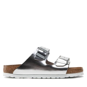 Klapki Birkenstock Arizona Metallic 1005961 Srebrny