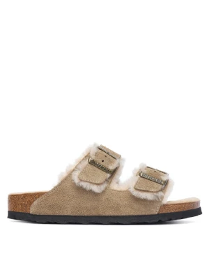 Klapki Birkenstock Arizona Shearling 1028293 Beżowy
