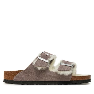 Klapki Birkenstock Arizona Shearling Leve 1028062 Fioletowy