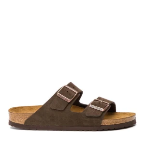 Klapki Birkenstock Arizona zamsz 0951313 Brązowy