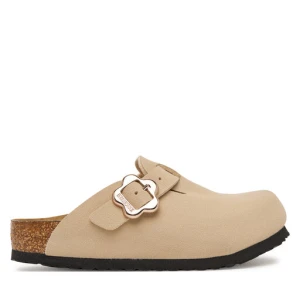 Klapki Birkenstock Boston Flower Buckle 1030630 S Beżowy