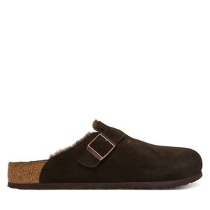 Klapki Birkenstock Boston Fur 1020567 Brązowy