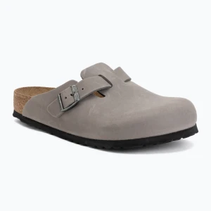 Klapki BIRKENSTOCK Boston Soft Footbed Oiled Leather Regular iron