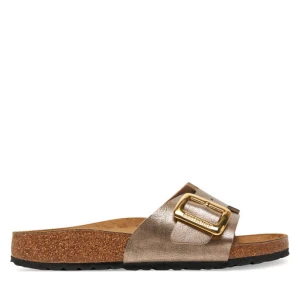 Klapki Birkenstock Catalina Cushion Buckle 1029416 Brązowy