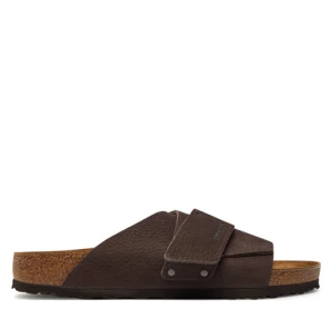 Klapki Birkenstock Kyoto Lenb 1022498 Brązowy