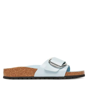 Klapki Birkenstock Madrid Big Buckle Hex 1030364 Błękitny