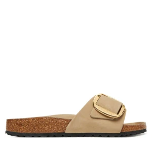Klapki Birkenstock Madrid Big Buckle Hex 1030467 Brązowy