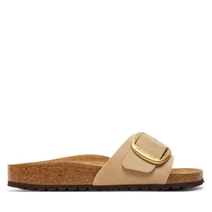 Klapki Birkenstock Madrid Big Buckle Lenb 1024009 Beżowy