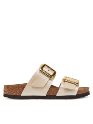 Klapki Birkenstock Sydney Cushion Buckle 1029492 Écru Kremowy