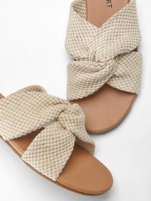 Klapki z ozdobnym supłem bonprix