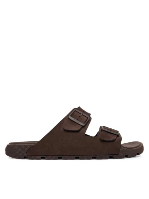 Klapki BOSS Surfley Sand MF 50563157 Brązowy