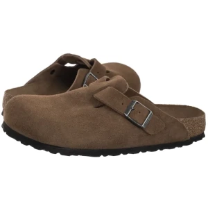 Klapki Boston BS Soft Footbed Dark Tea Tonal FB 1030861 (BK321-b) Birkenstock