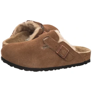 Klapki Boston VL / Shearling Dark Tea 1032432 (BK266-d) Birkenstock