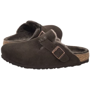 Klapki Boston VL/ Shearling Mocca 1020529 (BK266-a) Birkenstock