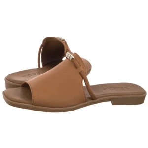 Klapki Brązowe B031LEBROBK110 (VE853-a) Venezia