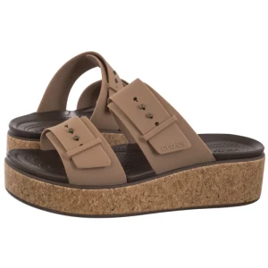 Klapki Brooklyn Cork Buckle Milk Chocolate 211252-2JJ (CR369-a) Crocs
