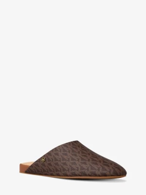 Klapki Cady z charakterystycznym logo Michael Kors BRĄZOWY (Brązowy)