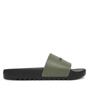 Klapki Calvin Klein Chunky Pool Slide Rub HM0HM01063 Zielony