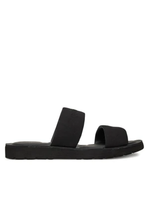 Klapki Calvin Klein Double Strap Cv Logo HM0HM01801 Czarny