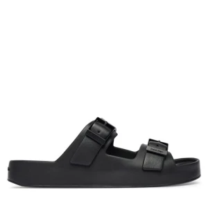 Klapki Calvin Klein Ergon Eva Double Bar Sandal HM0HM02116 Czarny