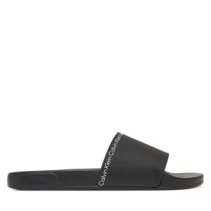 Klapki Calvin Klein Ess Slide Institutional Cv HM0HM02108 Czarny