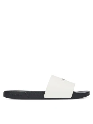 Klapki Calvin Klein Ess Slide Monobrand Cv HM0HM02107 Biały