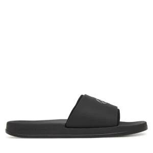 Klapki Calvin Klein Ess Slide Rubber Neoprene HM0HM02229 Czarny
