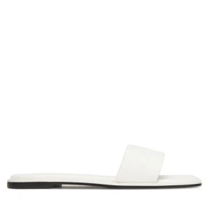 Klapki Calvin Klein Flat Slide - He HW0HW02378 Biały