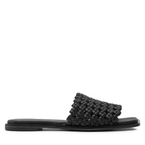 Klapki Calvin Klein Flat Slide Latt HW0HW02143 Czarny