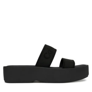 Zdjęcie produktu Klapki Calvin Klein Flatform Sndl Webbing HW0HW02878 Czarny