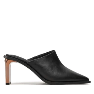 Klapki Calvin Klein Heel Mule Pump 70 LT HW0HW02091 Czarny