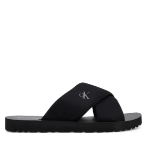 Klapki Calvin Klein Jeans Cross Sandal Crxs Tx YM0YM01223 Czarny