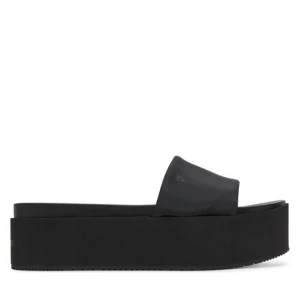 Klapki Calvin Klein Jeans Flatform Sandal Slide In Nylon YW0YW01791 Czarny
