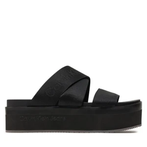 Zdjęcie produktu Klapki Calvin Klein Jeans Flatform Sandal Webbing In Mr YW0YW01361 Czarny